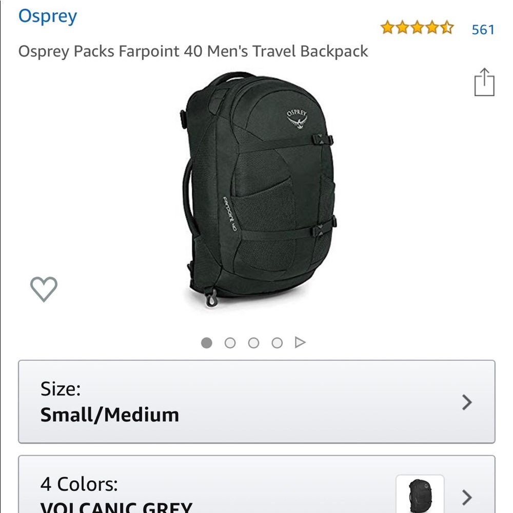 Osprey Farpoint 40L backpack